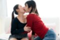 Hayase an kissing aida miku hair in ponytail